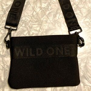 Wild One Dog Treat Clutch & Cross Body Bag with detachable strap